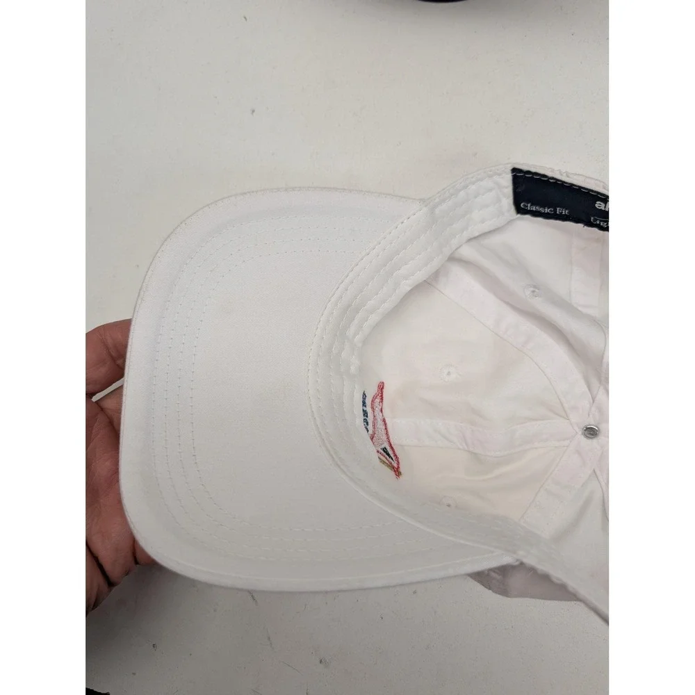 Ahead Hat Cap Strap Back One Size White 123rd US Open Embroidered Mens